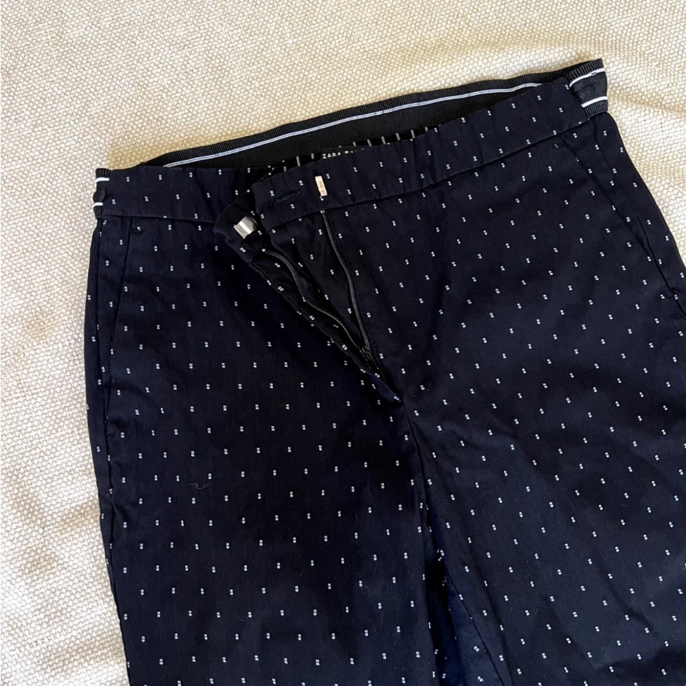 Zara Women's Basic Collection Cropped Trousers Na… - image 3
